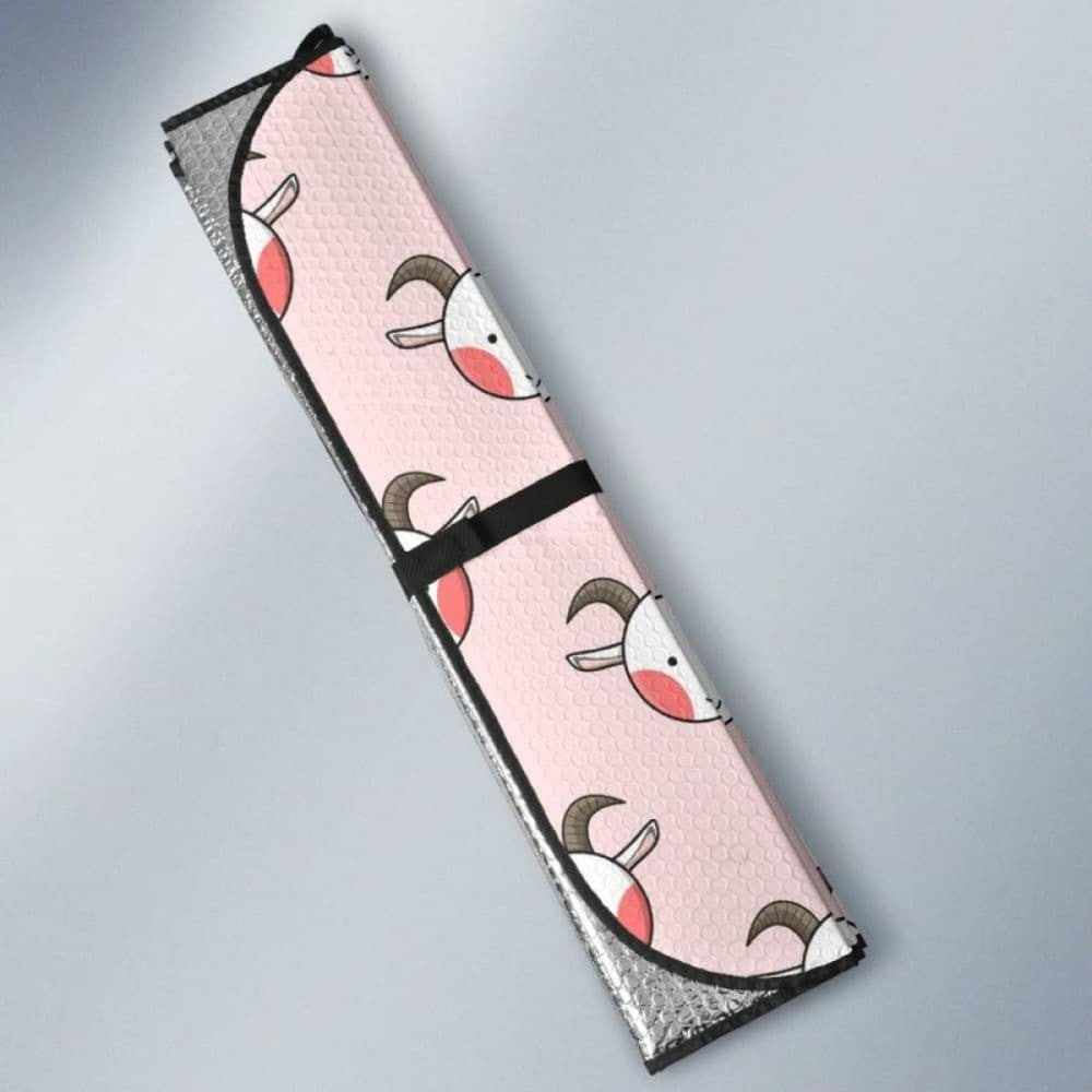 Cute Goat Pattern Car Auto Sun Shades