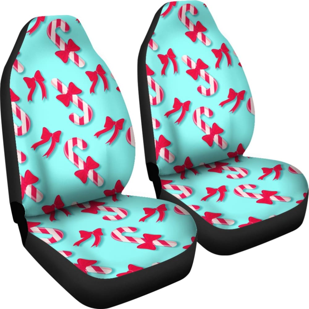 Amazing Candy Cane Xmas Gift Idea Car Seat Covers