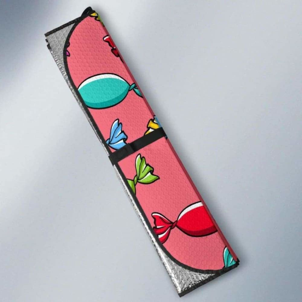 Colorful Wrapped Candy Pattern Car Auto Sun Shades