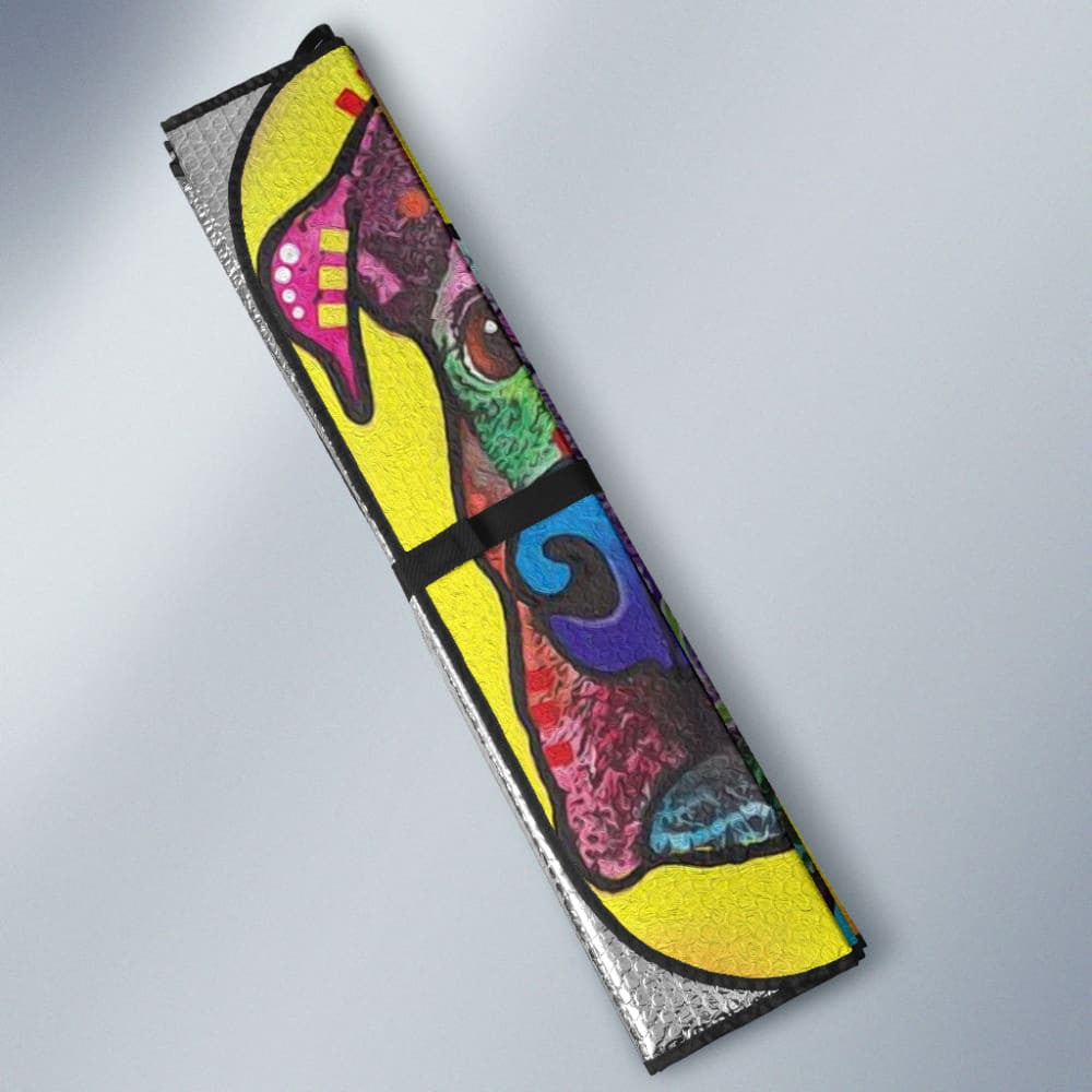 Colorful Pitbull Cute Pitbulls Dog Lover Car Auto Sun Shades