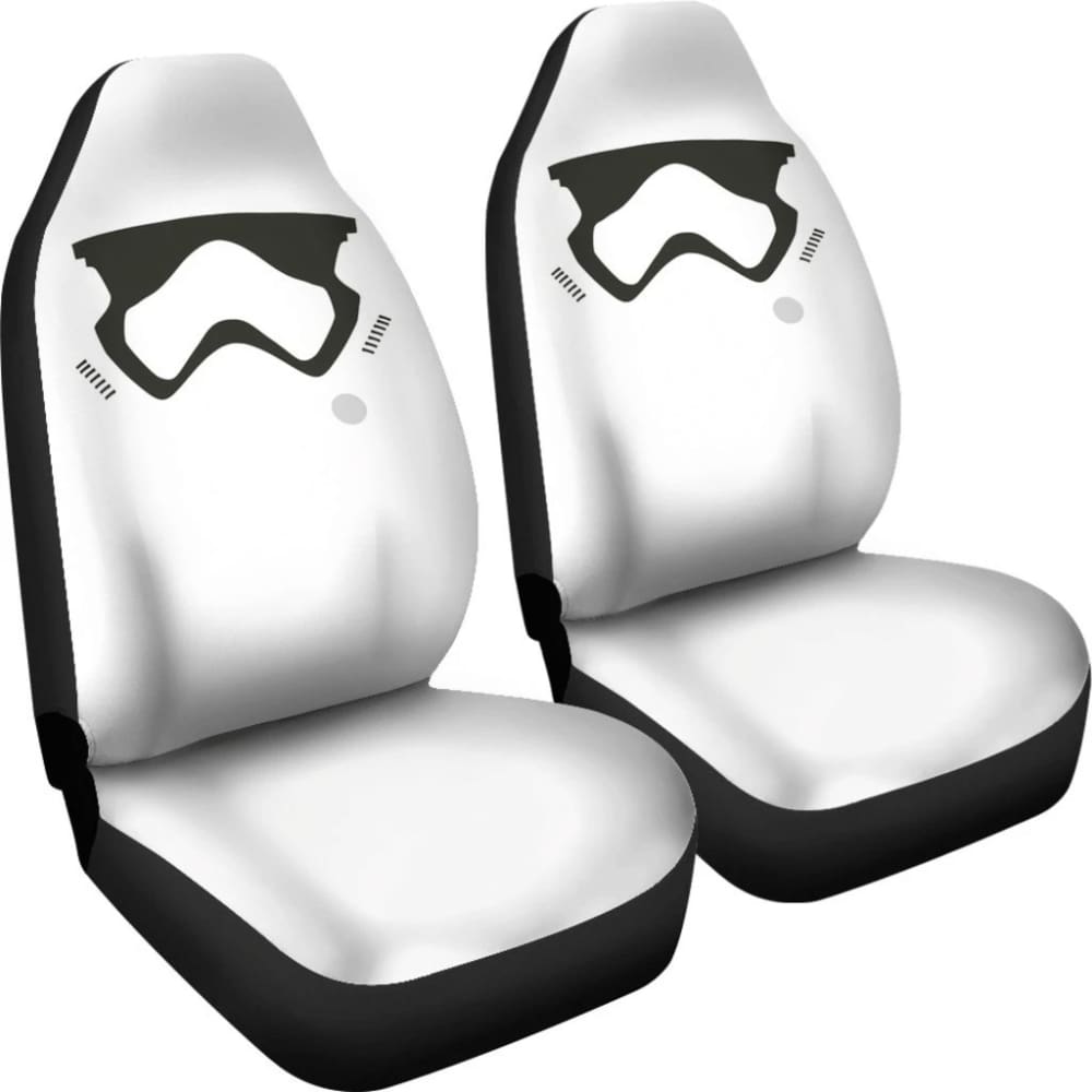 Stormstrooper Face Star Wars Car Seat Covers