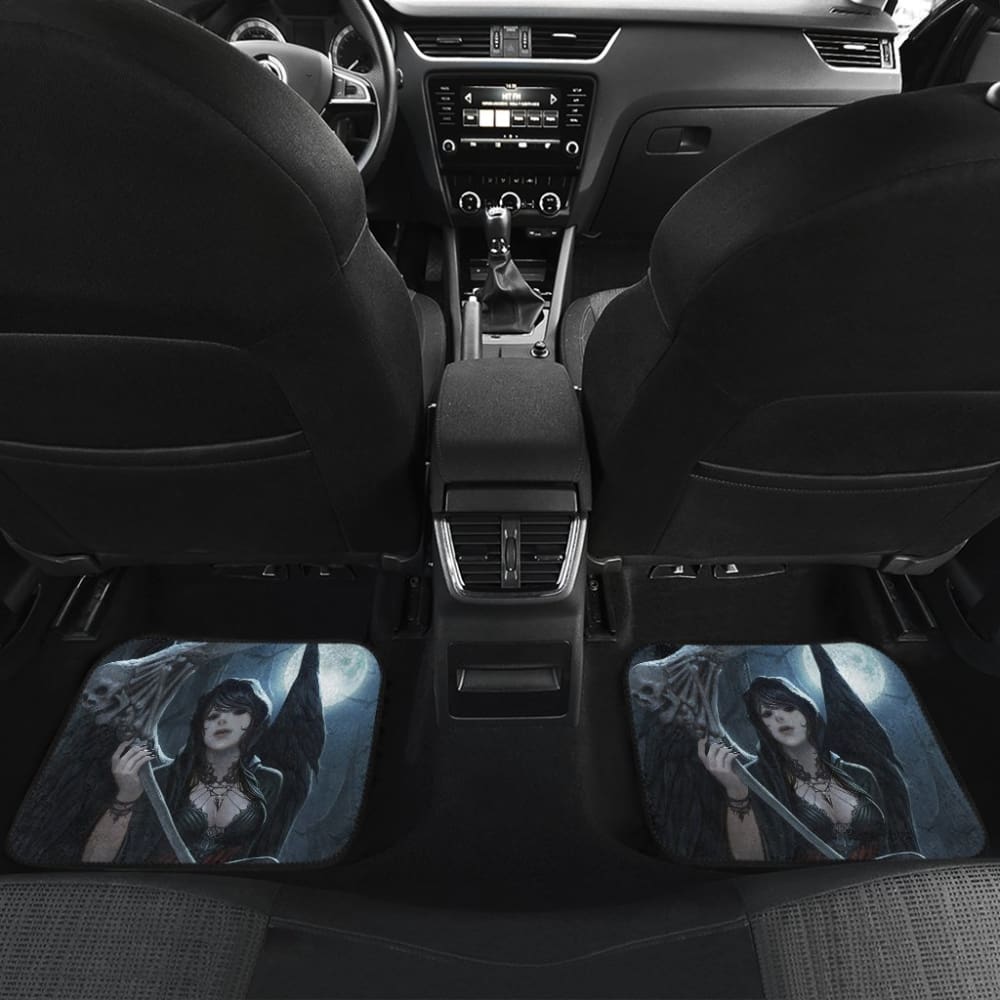 Queen Of Death Grim Reaper Car Floor Mats