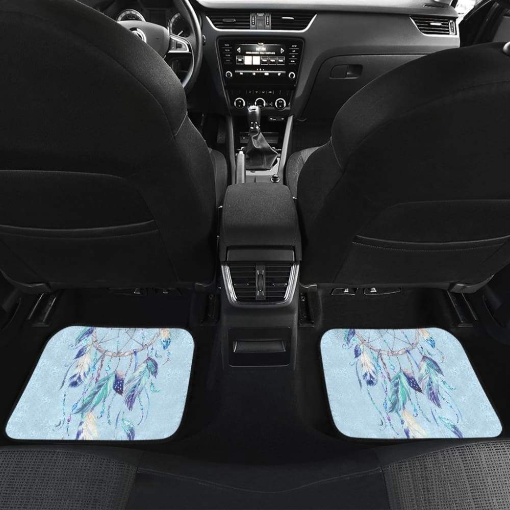 Native Dreamcatcher Winter Feather Car Floor Mats