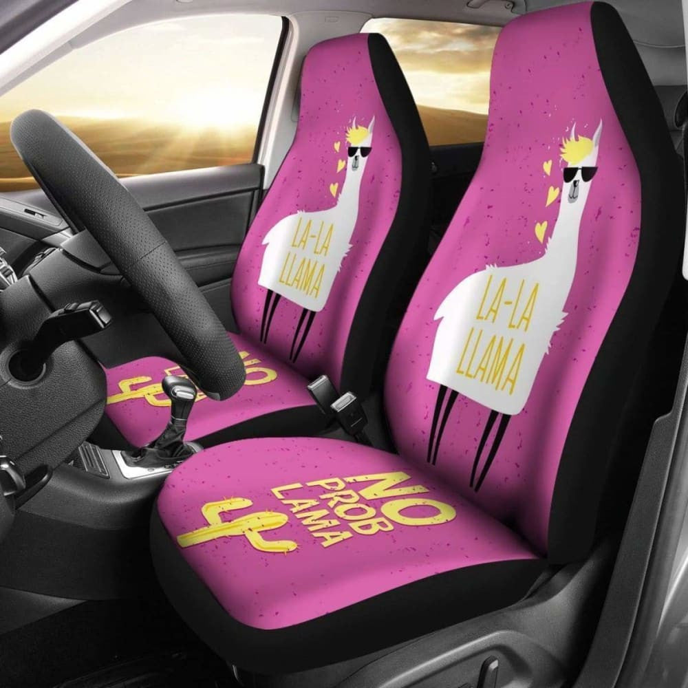 No Prob Lama Llama Car Seat Covers