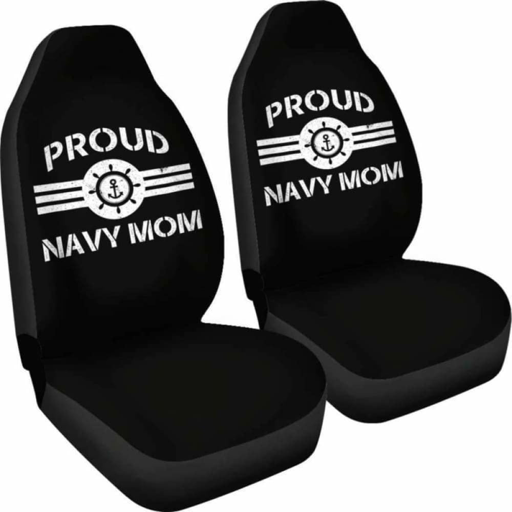 Proud Navy Mom Car Seat Covers