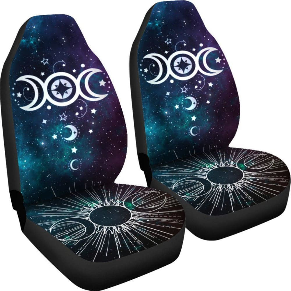 Triple Moon Wicca Car Seat Covers