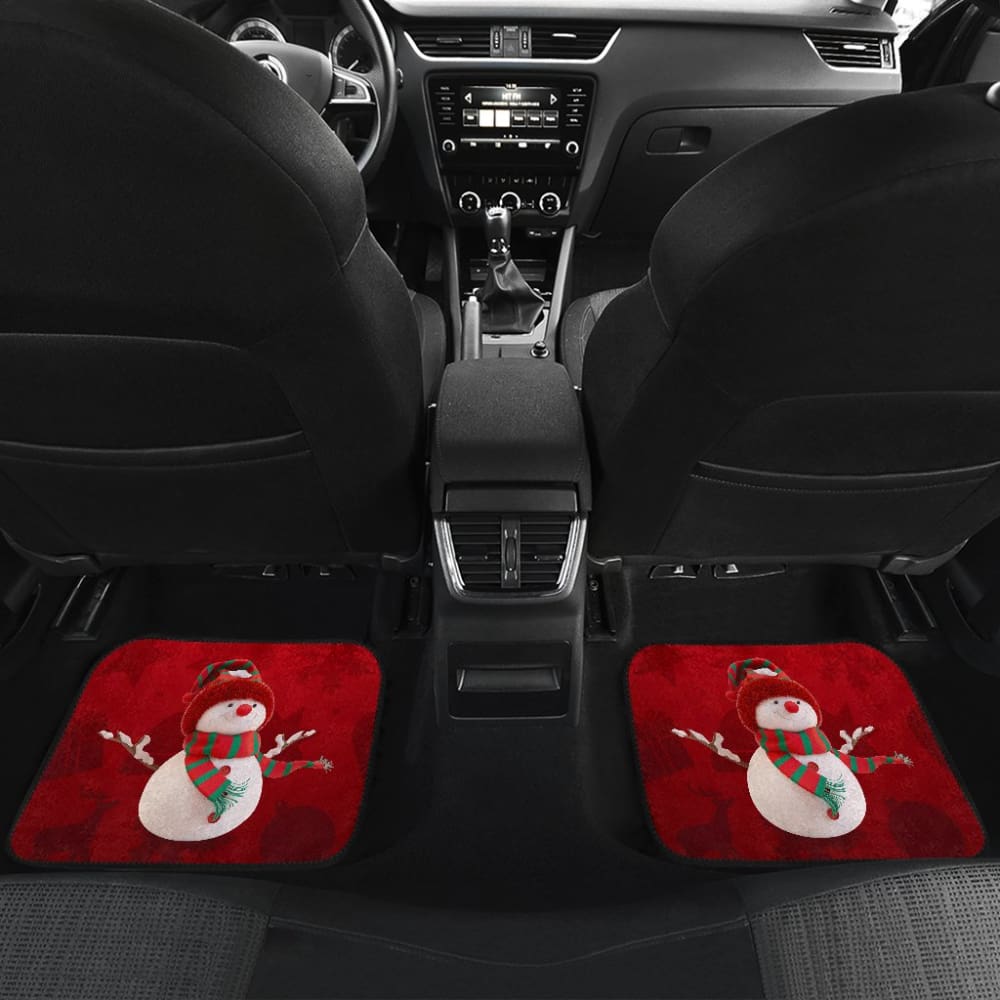 Car Floor Mats Christmas Snowman Auto Accessories