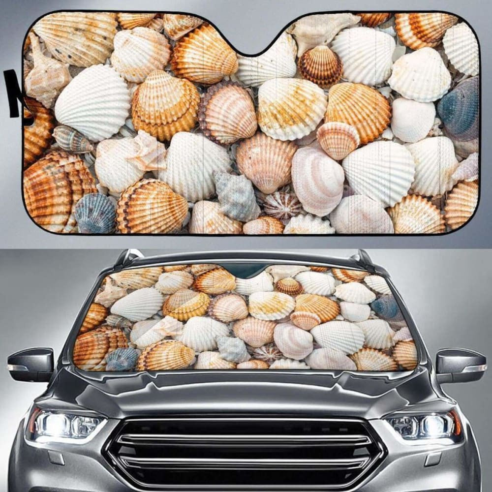 Amazing Sea Shells Auto Sun Shade Sea Lover