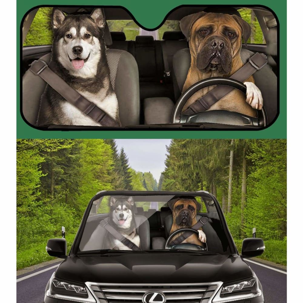 Dogs - Auto Sun Shade