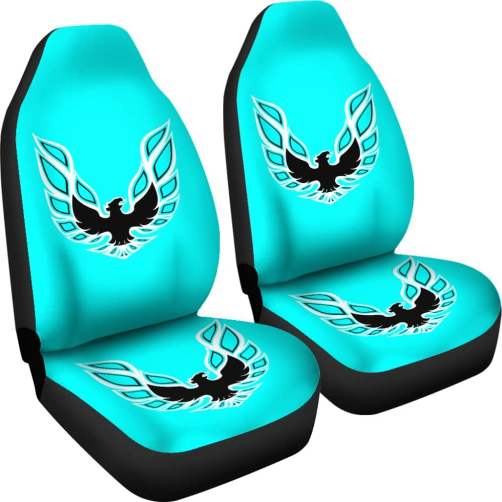 Pontiac Firebird Aqua Themed Car Seat Covers Custom