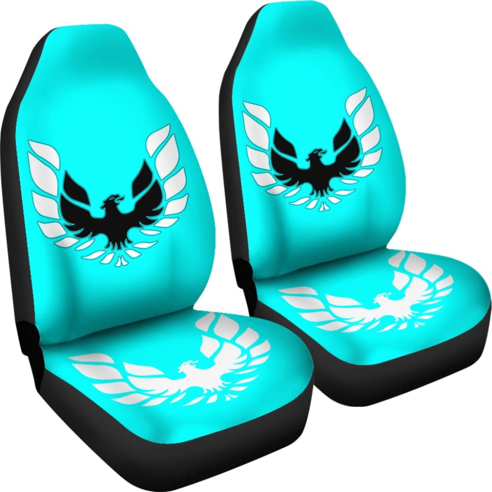 Pontiac Firebird Aqua Themed Car Seat Covers Custom