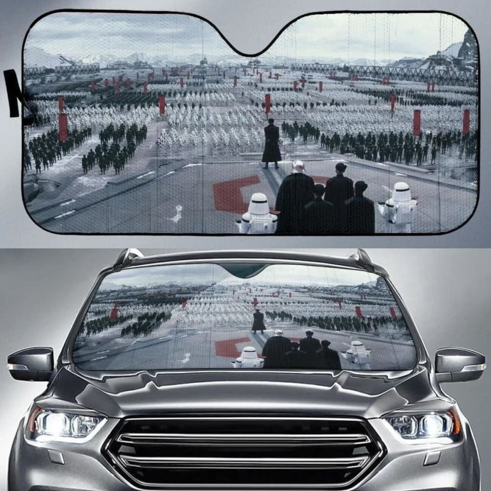 Star Wars Army Vintage Auto Sun Shade Movies Fan