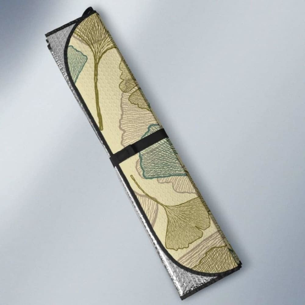 Ginkgo Leaves Design Pattern Car Auto Sun Shades