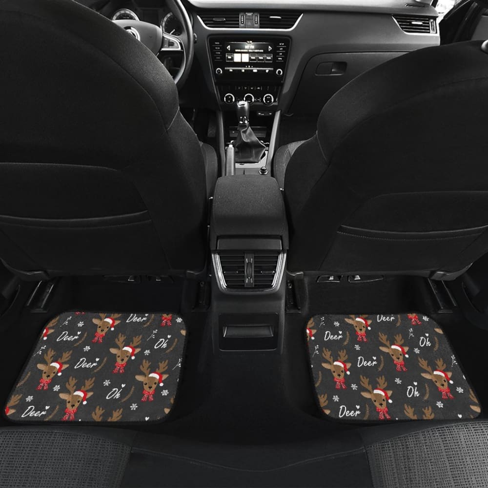 Oh Reindeer My Lovely Christmas Car Floor Mats