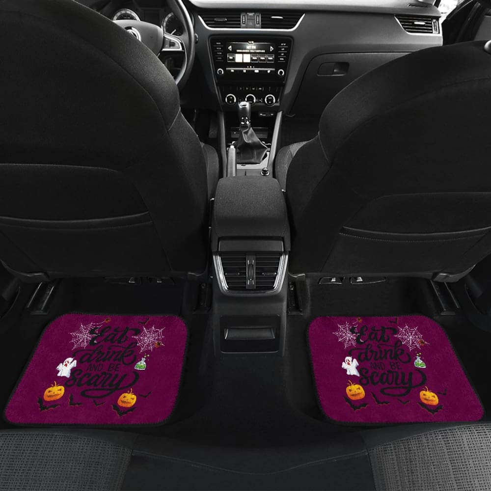 Eat, Drink & Be Scary Car Floor Mats