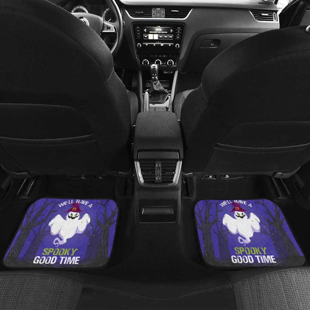 We'll Have A Spooky Good Time Ghost For A Cute Ghost Car Floor Mats