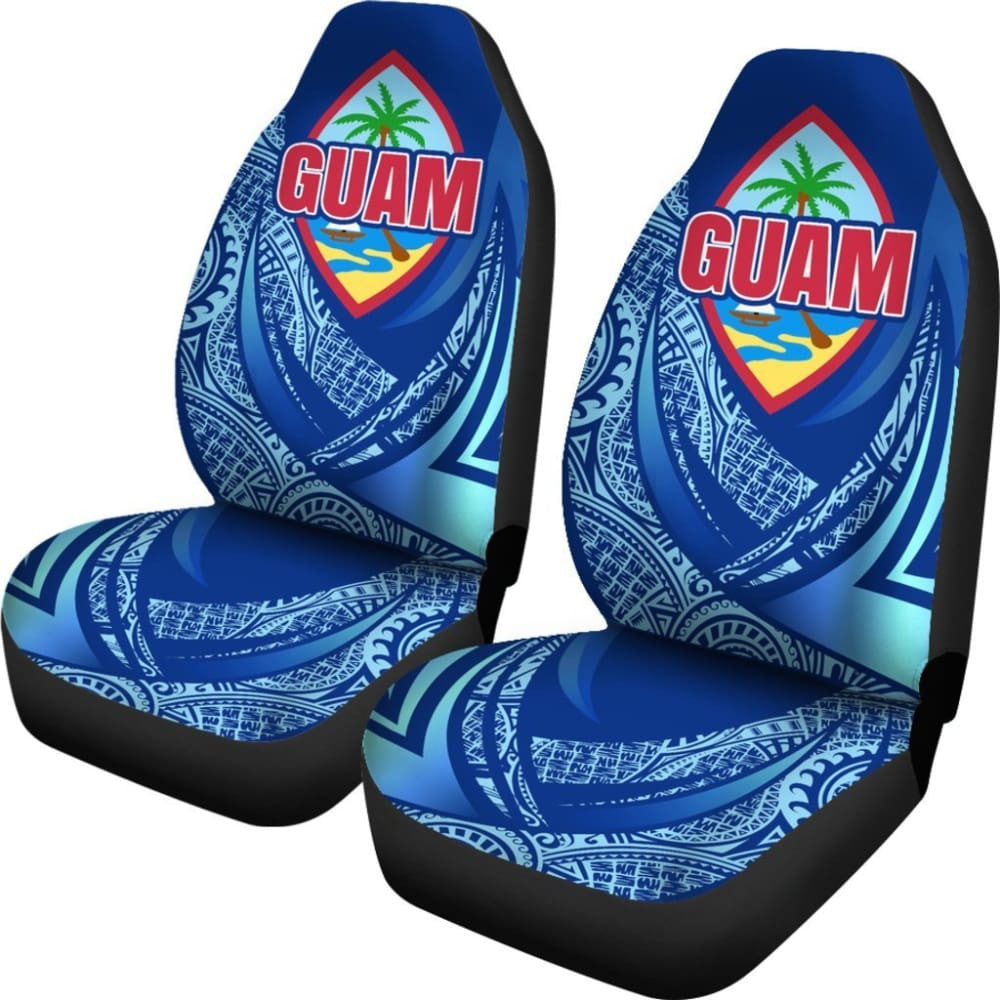 Guam Car Seat Covers - Polynesian Patterns Sport Style -