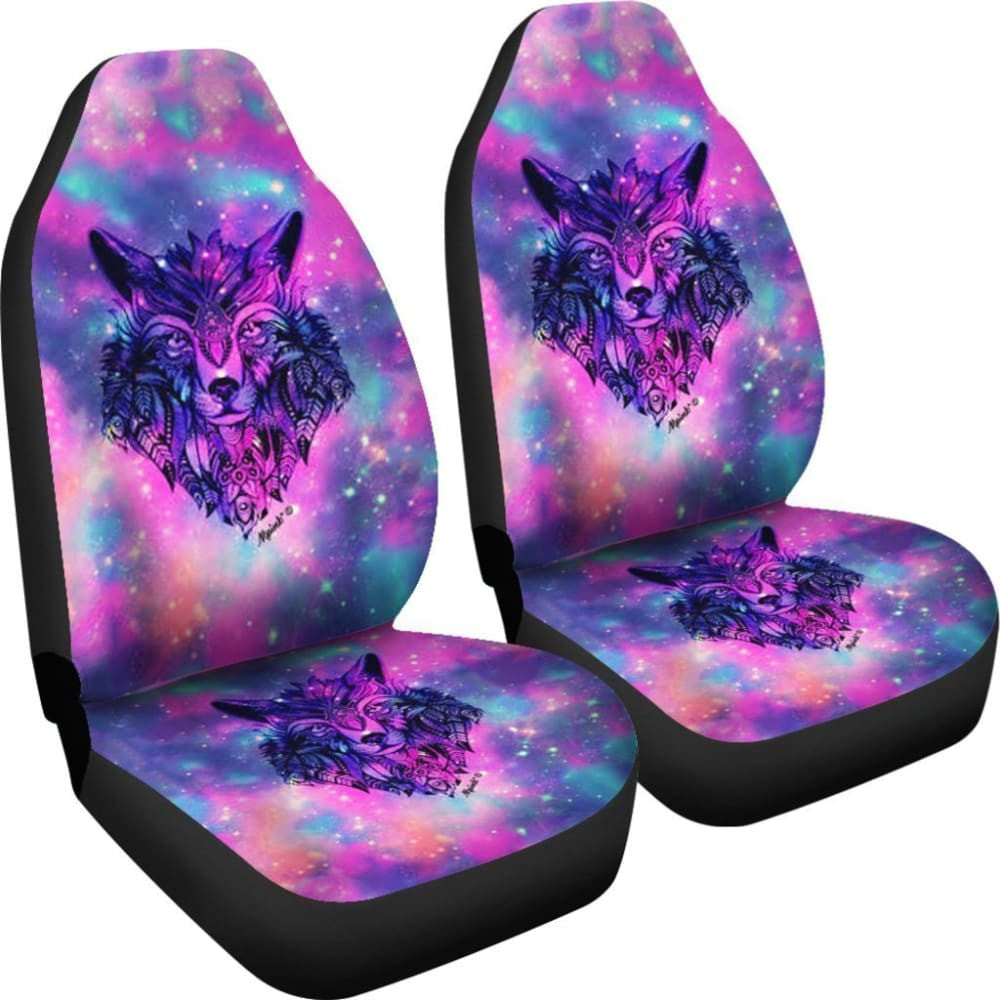 Galaxy Wolf Native Car Seat Covers