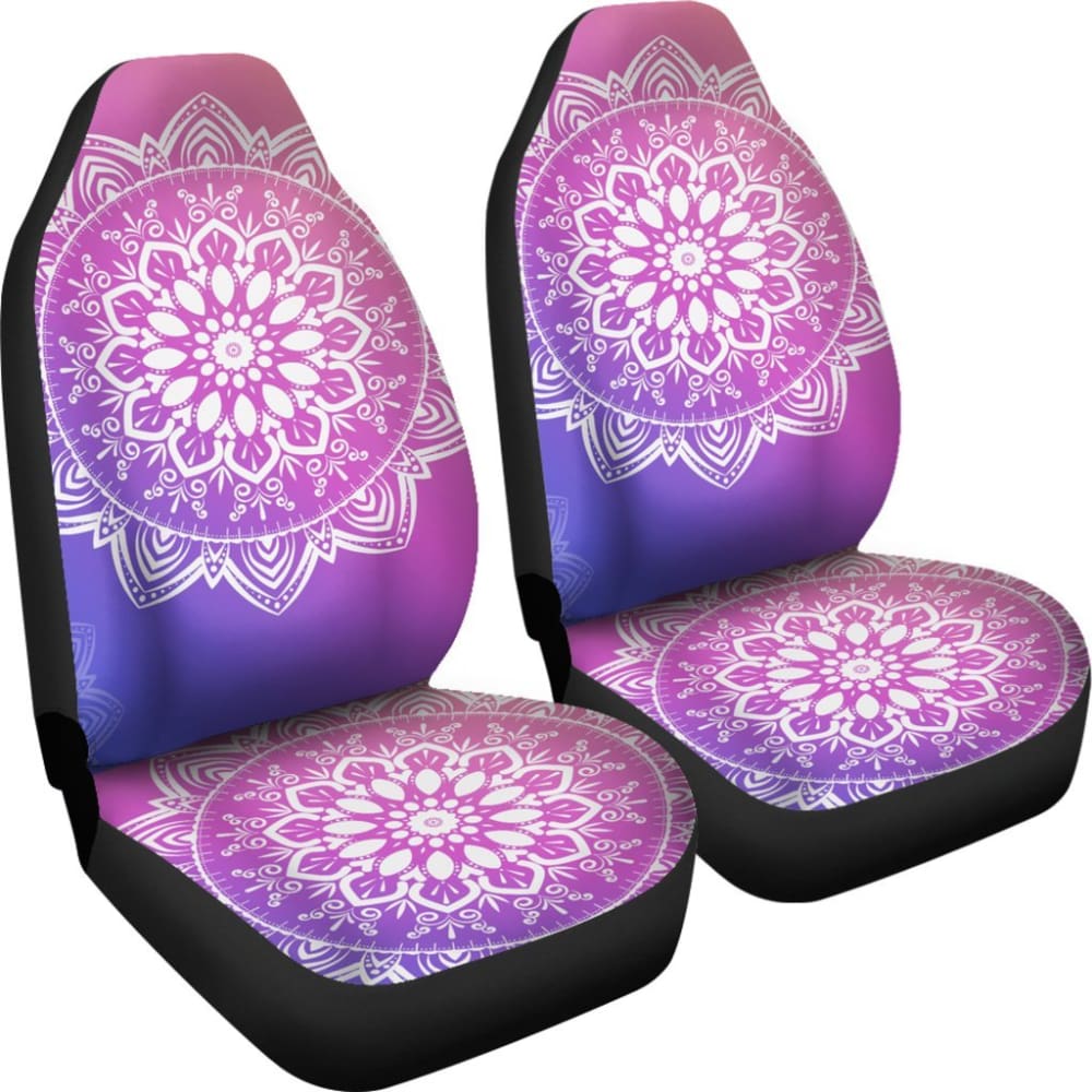 Violet Mandala Car Seat Covers