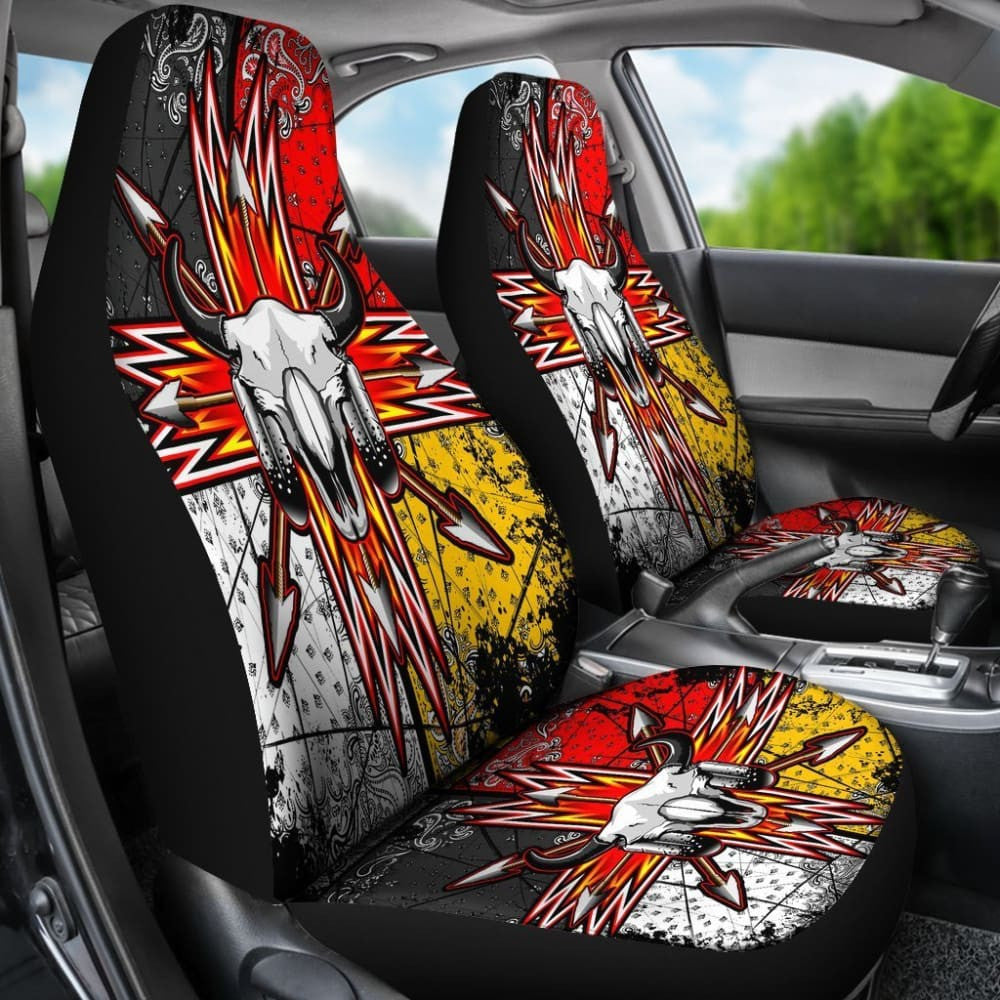 Bison Arrow Native American Car Seat Covers