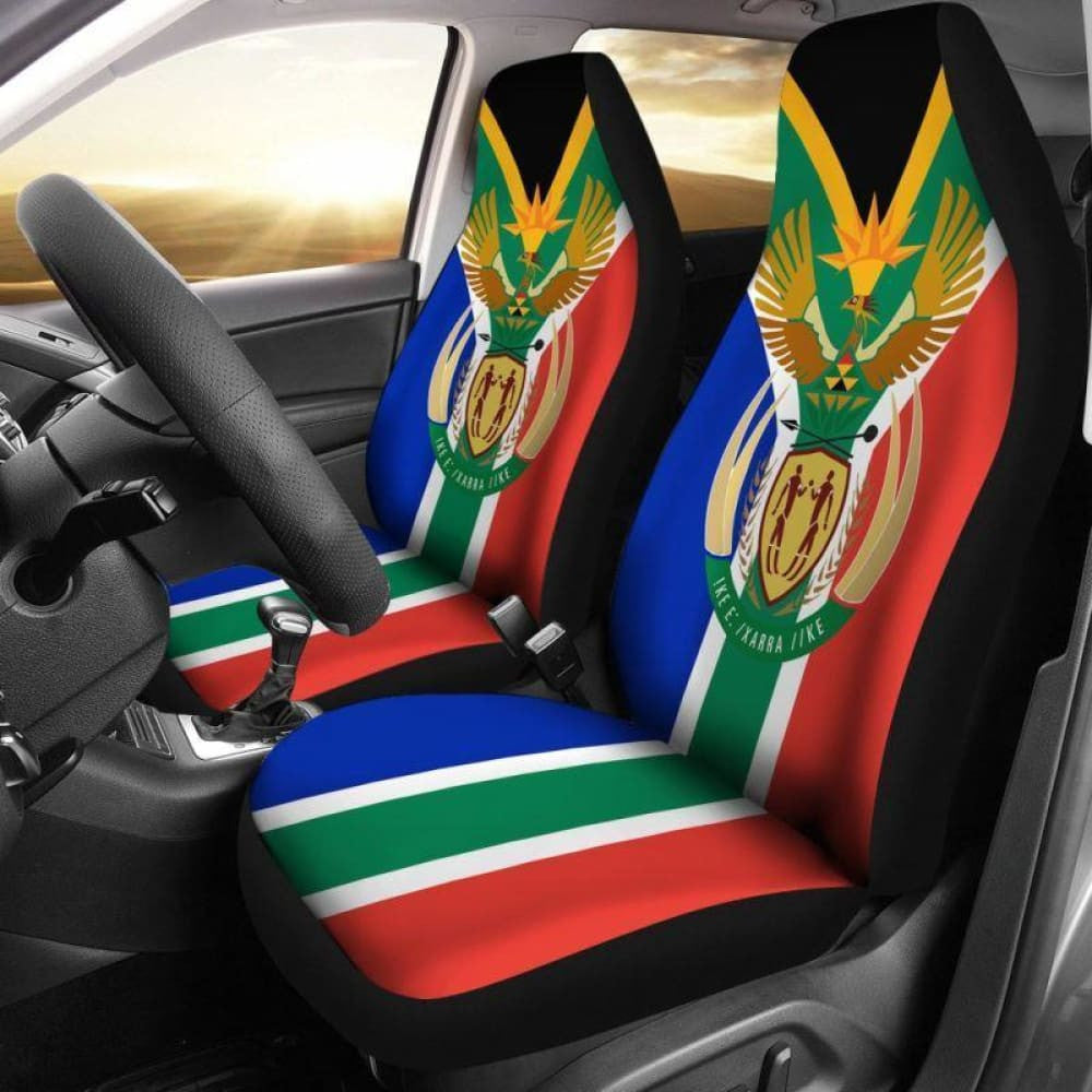 South Africa Coat Of Arm Car Seat Covers