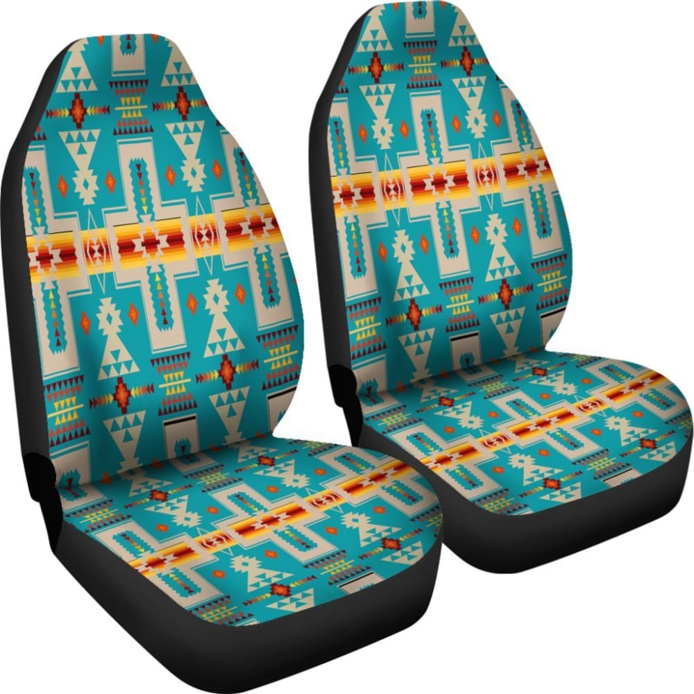 Turquoise Tribe Design Native American Car Seat Covers