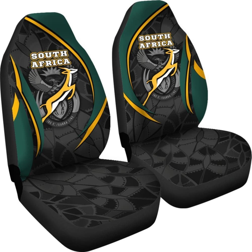 South Africa Car Seat Covers - South African Spirit (Yellow)
