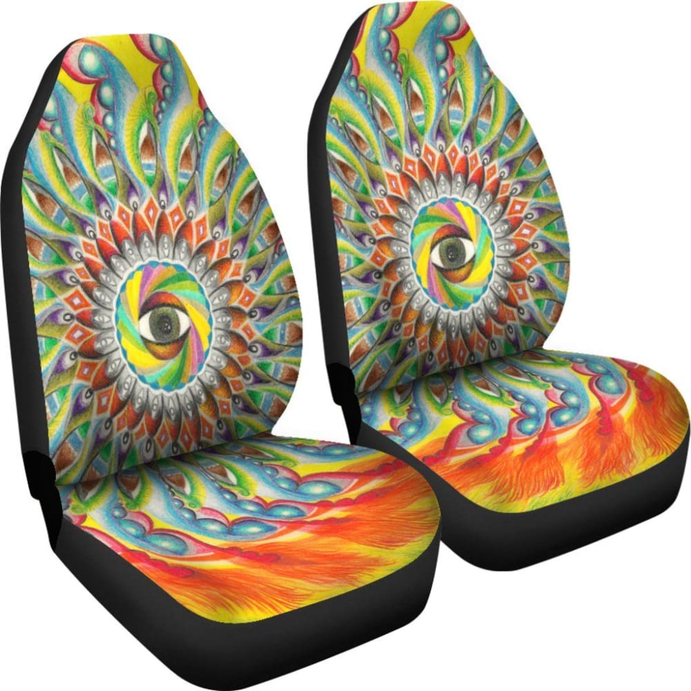 Eye Mandala Car Seat Covers
