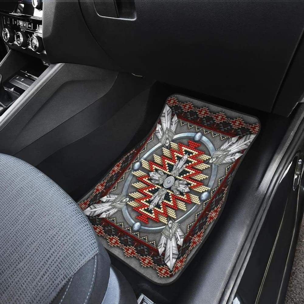 Naumaddic Arts Native American Front And Back Car Mats