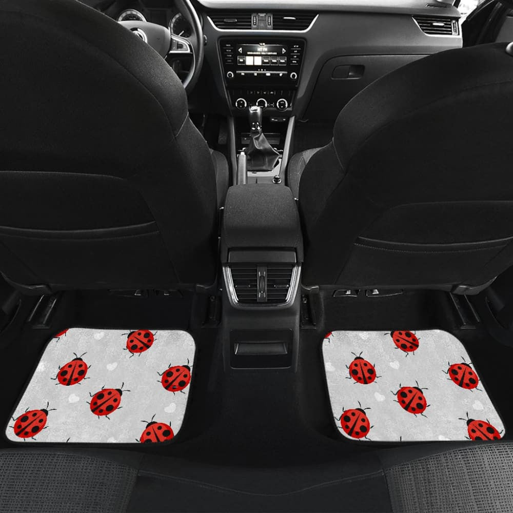 Funny Ladybug Print Amazing Car Floor Mats