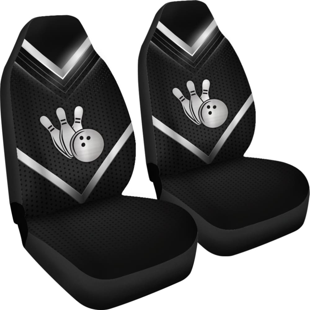 Print Bowling Universal Fit Car Seat Covers