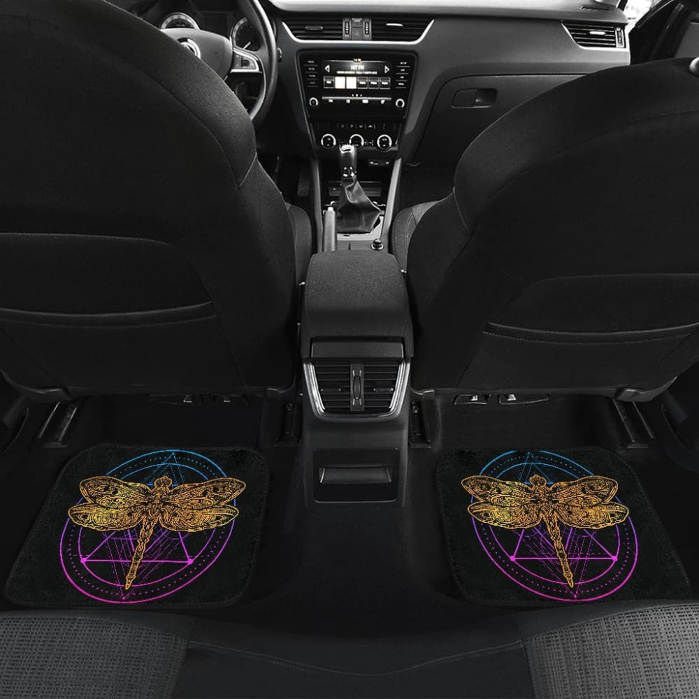 Dragonflies Front And Back Car Floor Mat