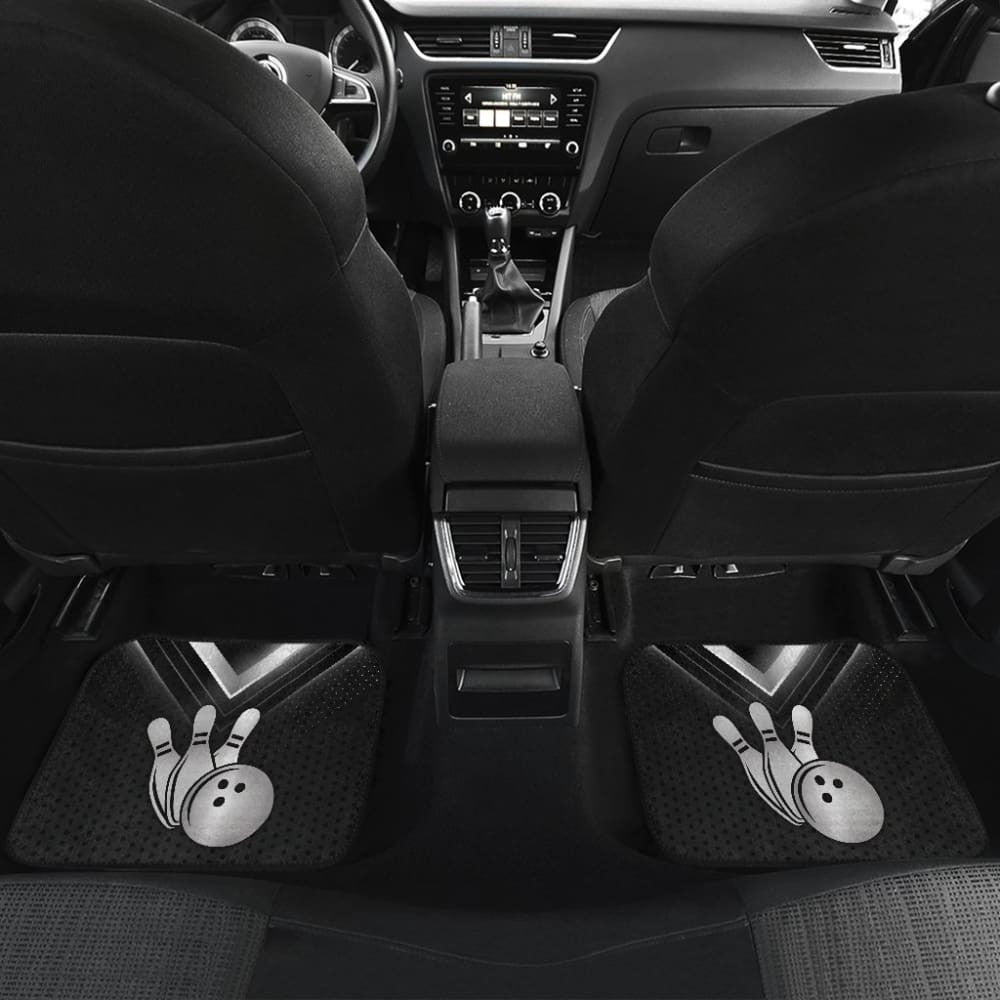 Print Bowling Universal Fit Car Floor Mats