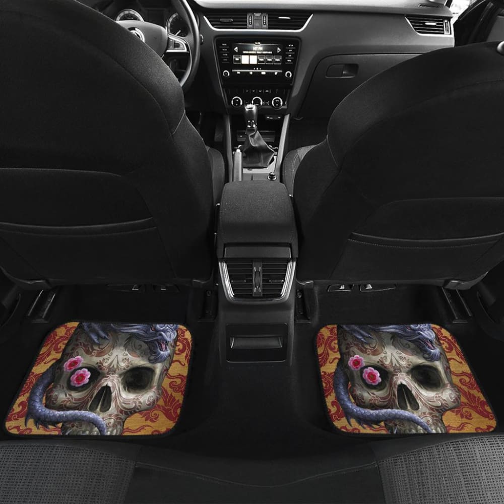 Set Of Pcs Dragon Skull Car Mats