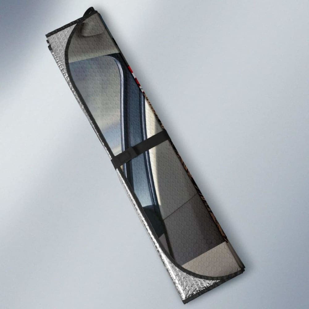 Family Bear Drink Beer Blue Moon Car Sun Shade Funny