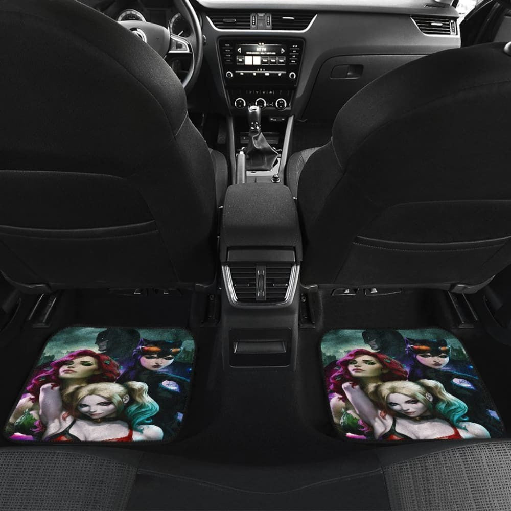 Batman Mera Harley Queen Cat Woman Car Floor Mats
