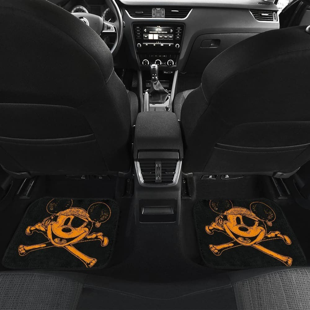 Pirates Of The Caribbean Mice Logo Car Floor Mats