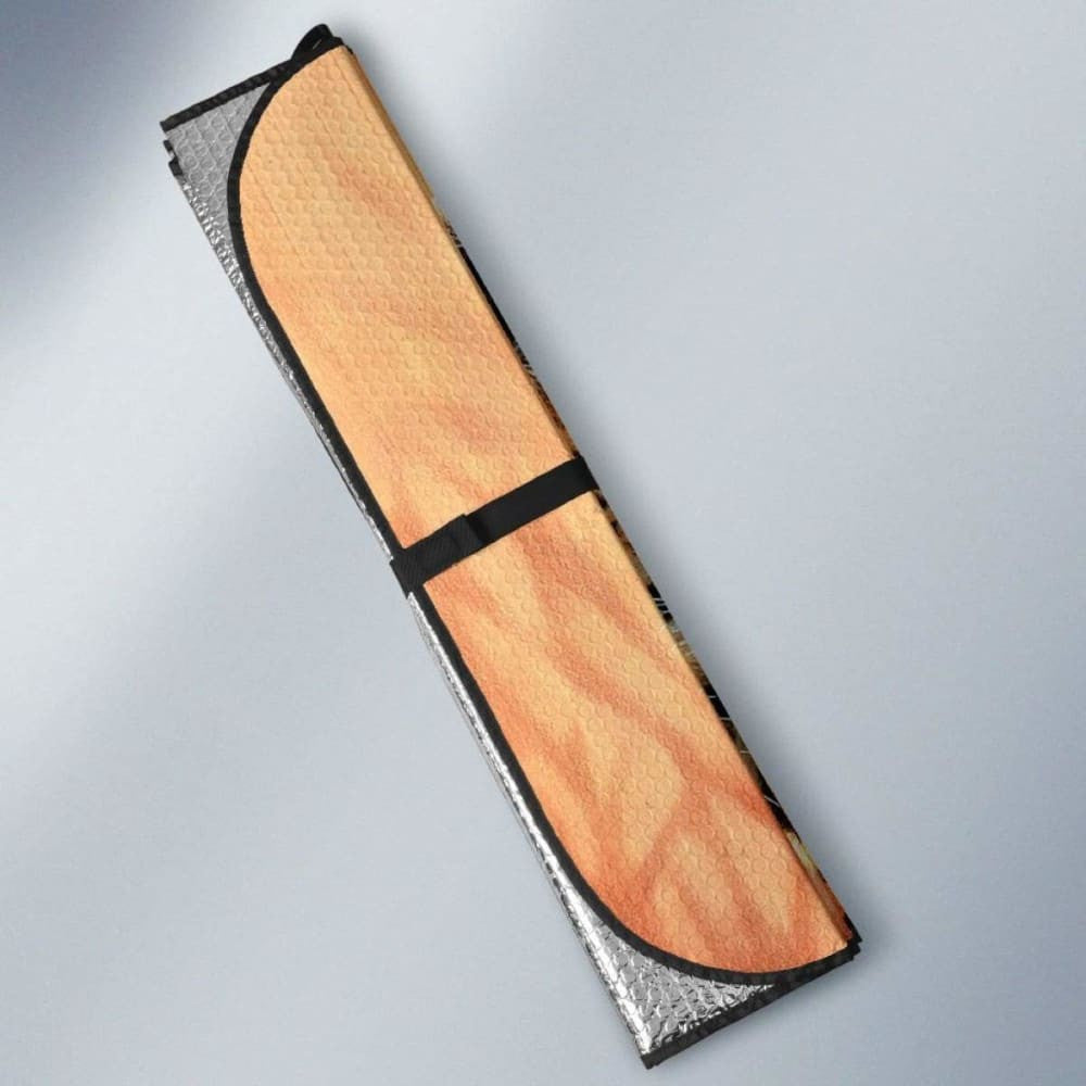 Car Sun Shades With Leopard Print