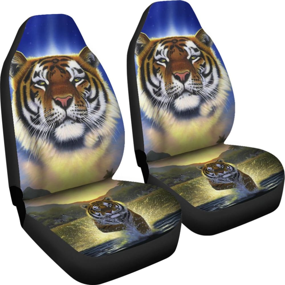 Tiger Art Animal Car Seat Covers Amazing Gift Ideas