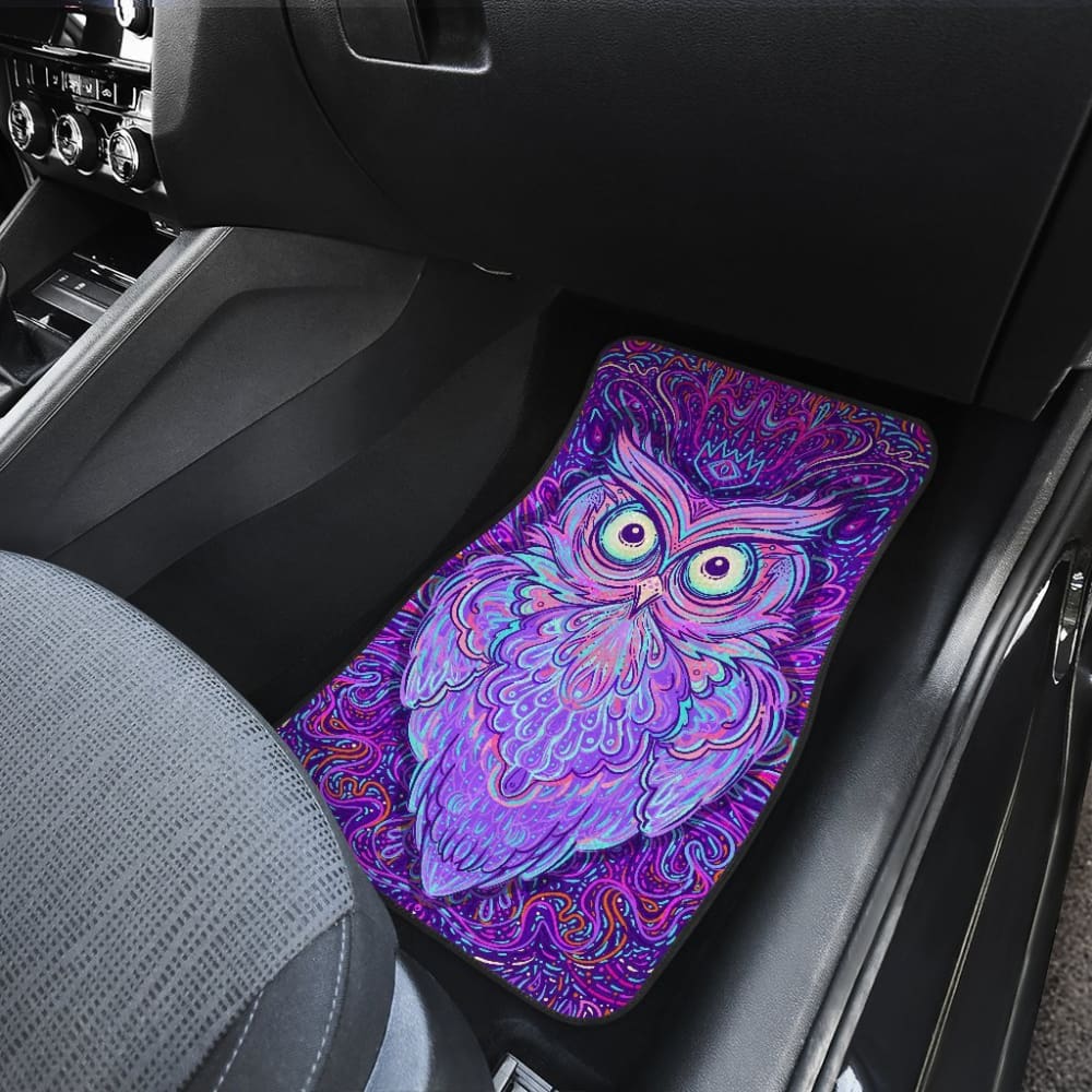 Purple Mandala Owl