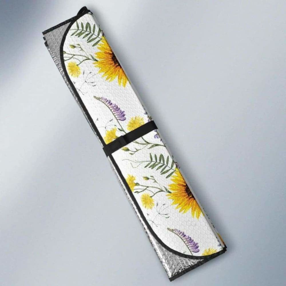 Beautiful Sunflowers Pattern Car Auto Sun Shades