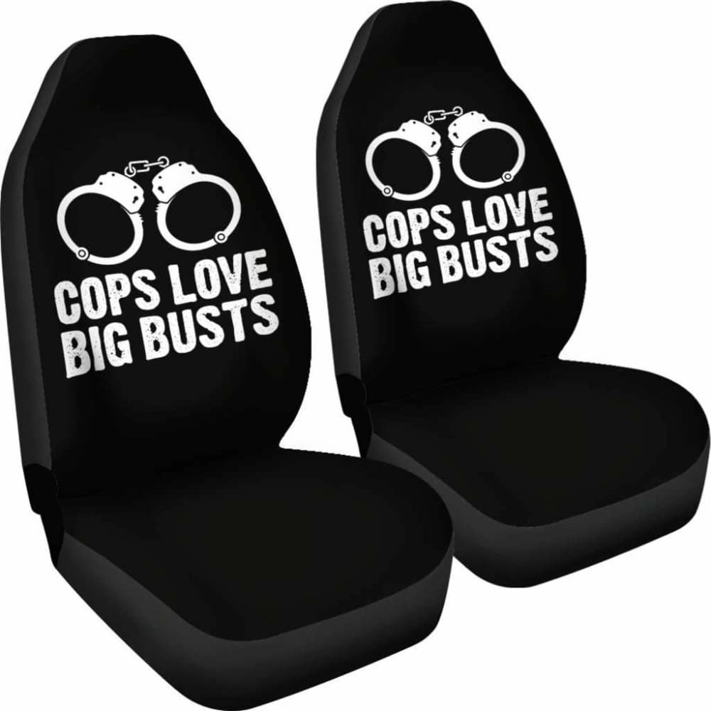 Cops Love Big Busts Car Seat Covers Amazing Gift Ideas