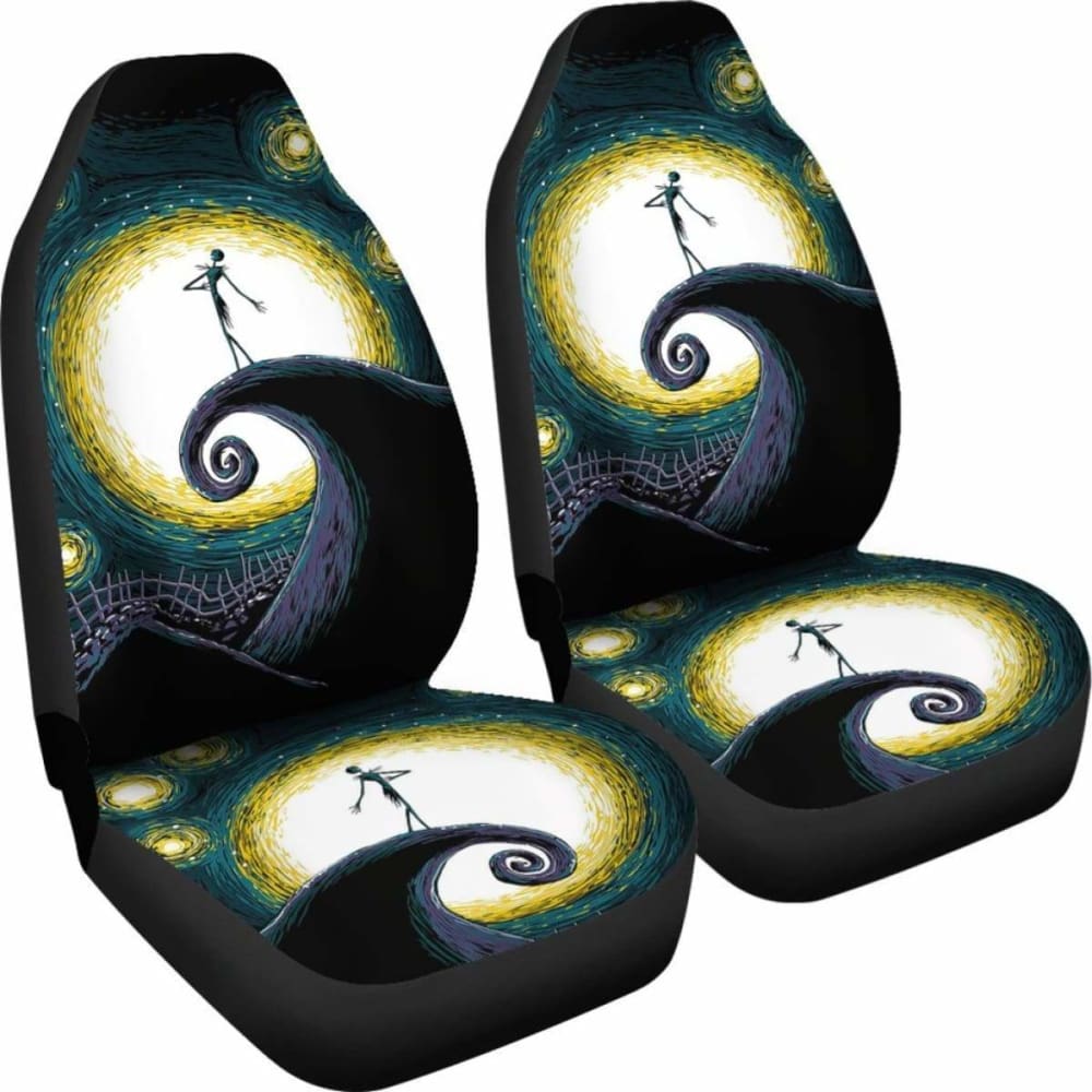 Nightmare Before Christmas Fan Gift Car Seat Cover