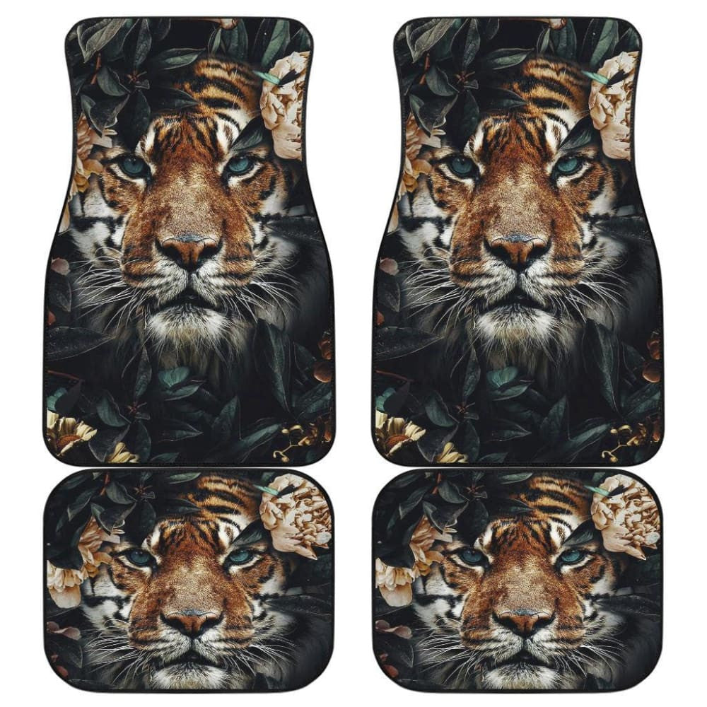 Tiger Flower Car Floor Mats Amazing Gift Ideas