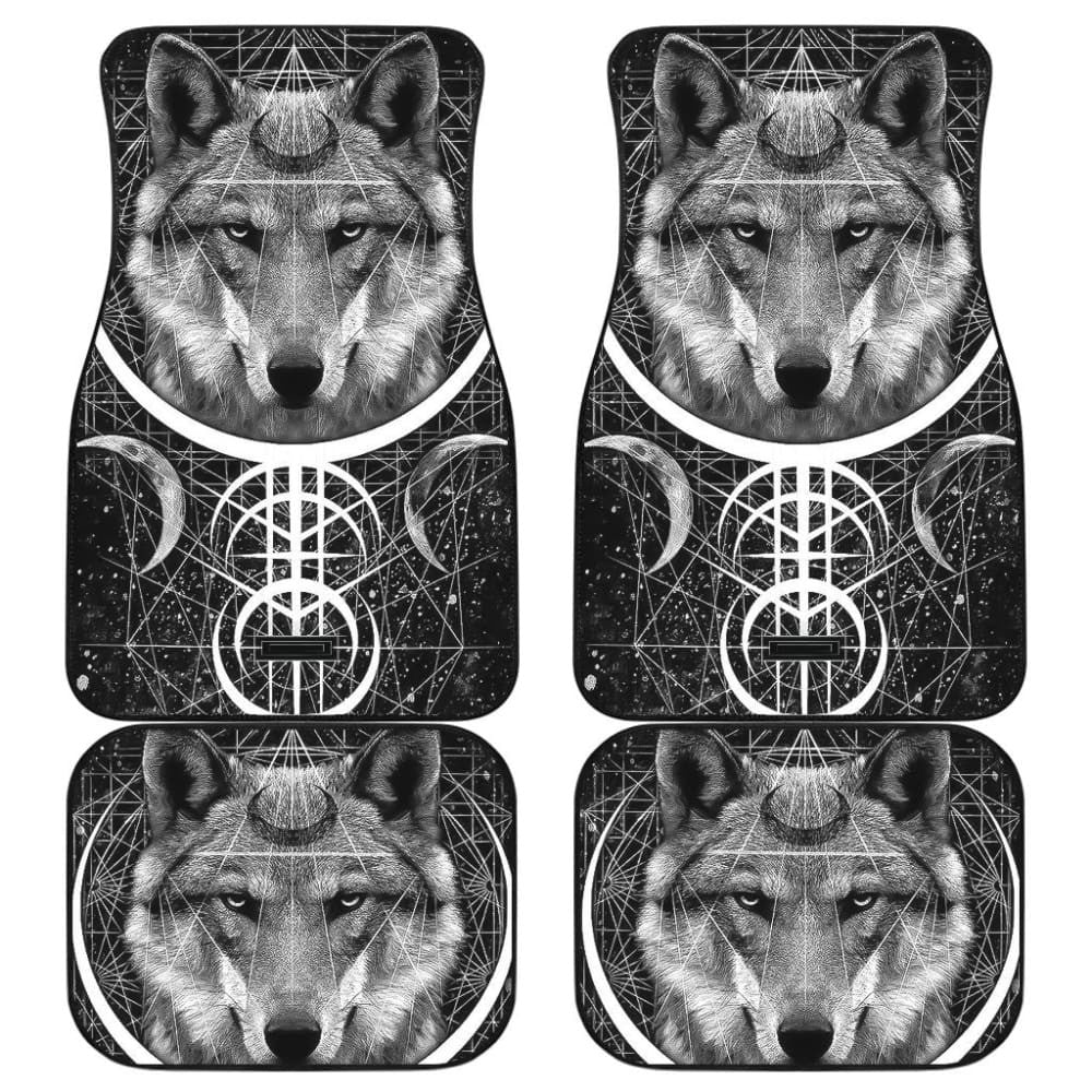 Wolf King Art Design Car Floor Mats Amazing Gift Ideas