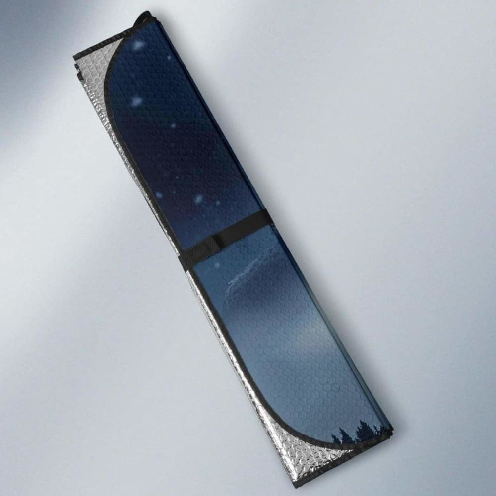 Deer Snowfall Winter Peak Hd Car Sun Shade