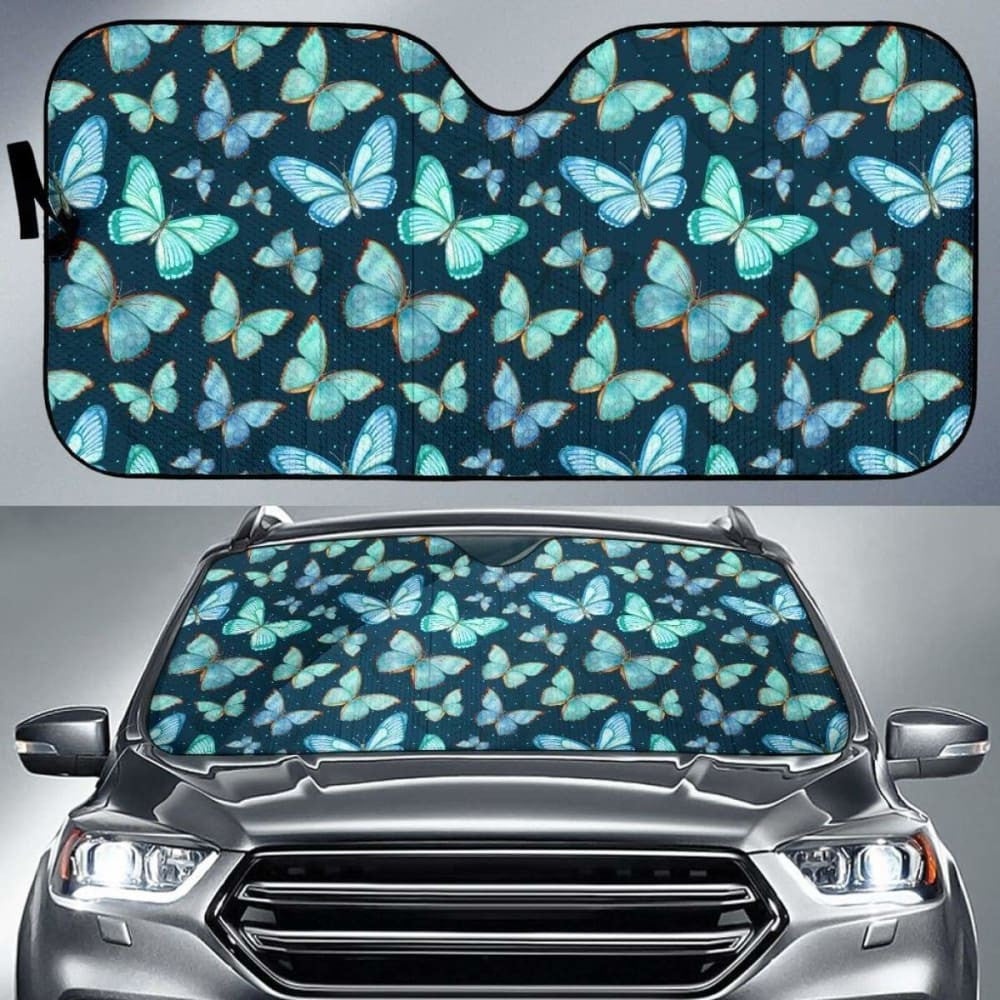 Spiritual Butterfly Auto Sun Shades