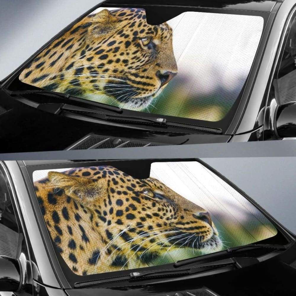 Leopard Zoo Big Cat Hd Car Sun Shade