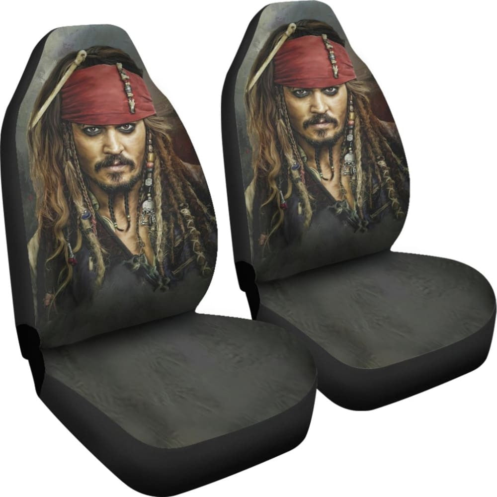 Jack Sparrow Movie Pirates Of The Caribbean Car Seat Covers