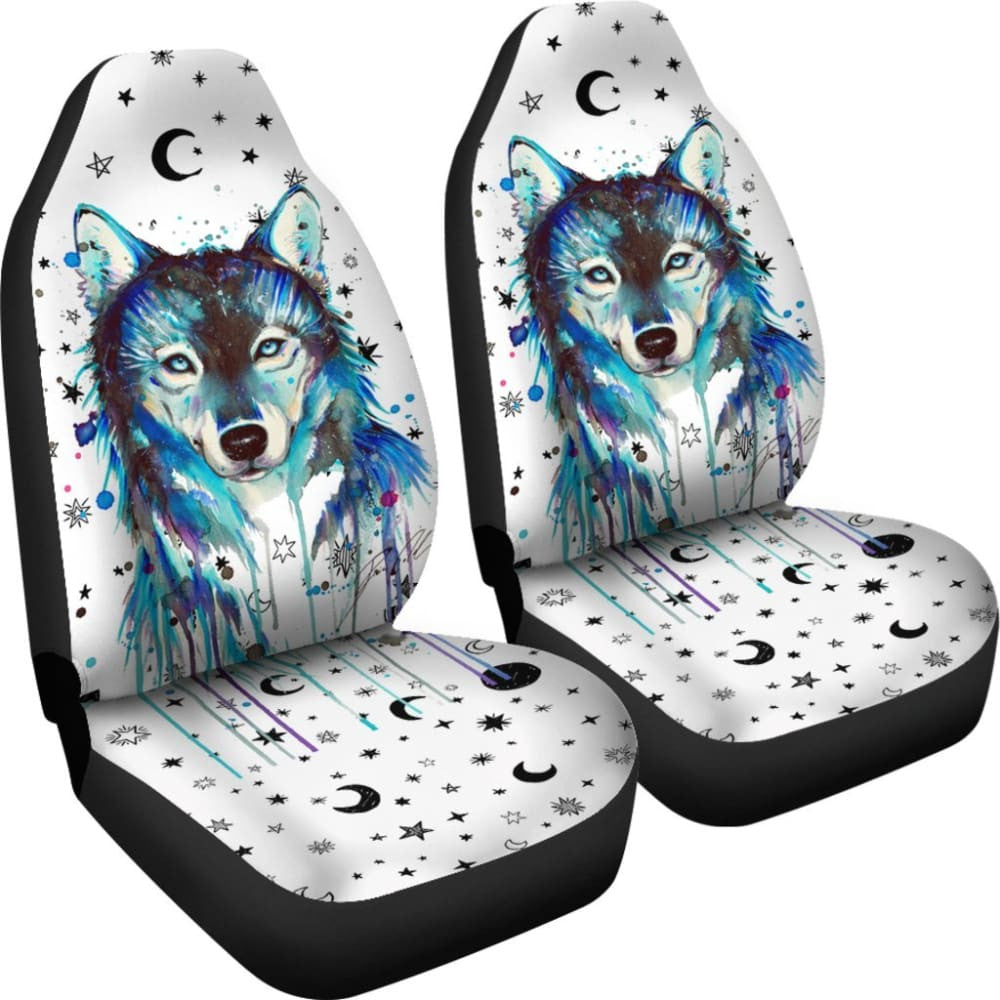 Wolf Painting Car Seat Covers